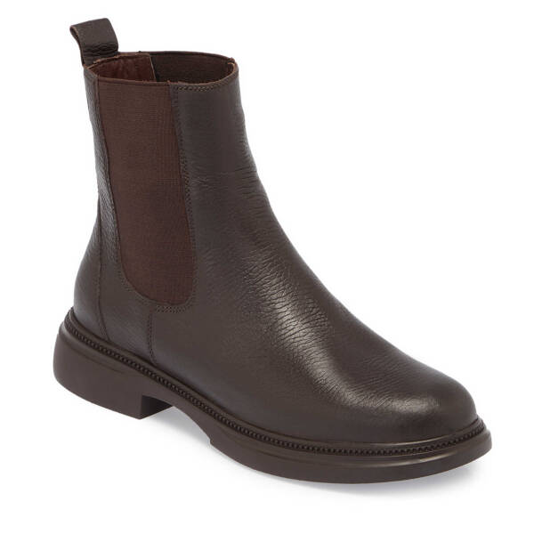 Kahverengi Deri Kadın Casual Bot - K24K1BT67676-A42 - 1