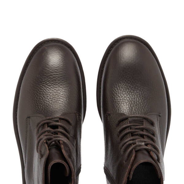 Kahverengi Deri Kadın Casual Bot - K24K1BT67678-A42 - 5