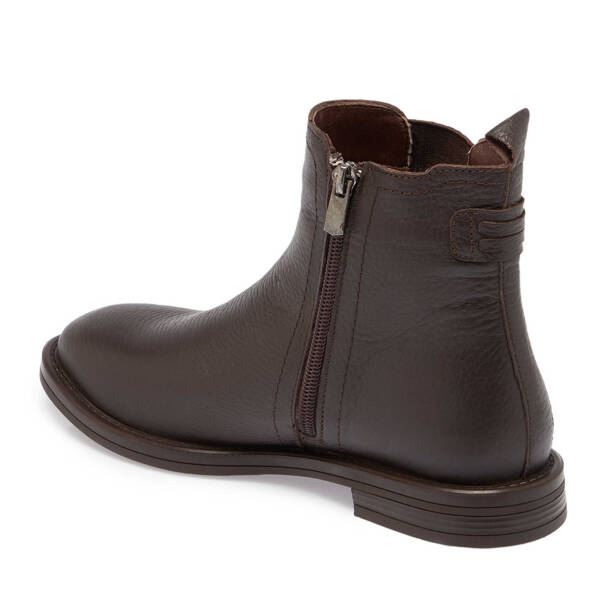 Kahverengi Hakiki Deri Kadın Casual Bot - K24K1BT67679-A42 - 2