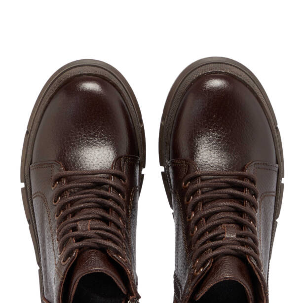 Kahverengi Deri Kadın Casual Bot - K24K1BT67683-A42 - 5