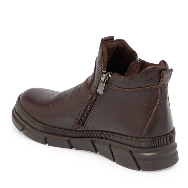 Kahverengi Deri Kadın Casual Bot - K24K1BT67684-A42 - Tergan