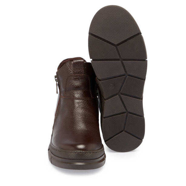 Kahverengi Deri Kadın Casual Bot - K24K1BT67684-A42 - Tergan