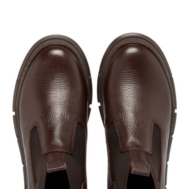 Kahverengi Deri Kadın Casual Bot - K24K1BT67685-A42 - 5