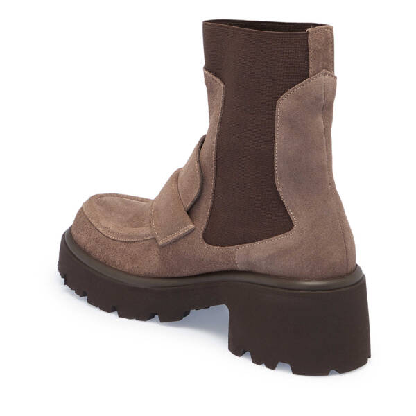 Kahverengi Deri Kadın Casual Bot - K24K1BT67693-K32 - 2