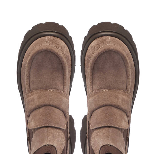 Kahverengi Deri Kadın Casual Bot - K24K1BT67693-K32 - 5