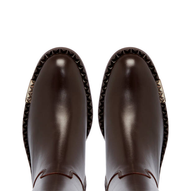 Kahverengi Deri Kadın Çizme - K25K1CM68266-A24 - 5