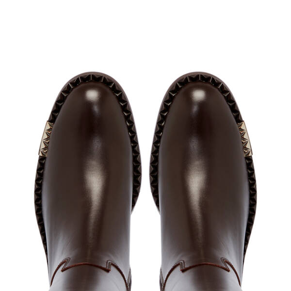 Kahverengi Deri Kadın Çizme - K25K1CM68266-A24 - 5