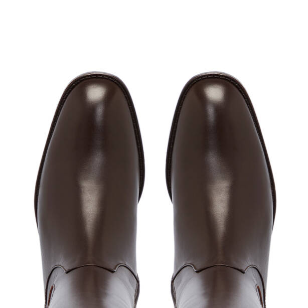 Kahverengi Deri Kadın Çizme - K25K1CM68276-A24 - 5