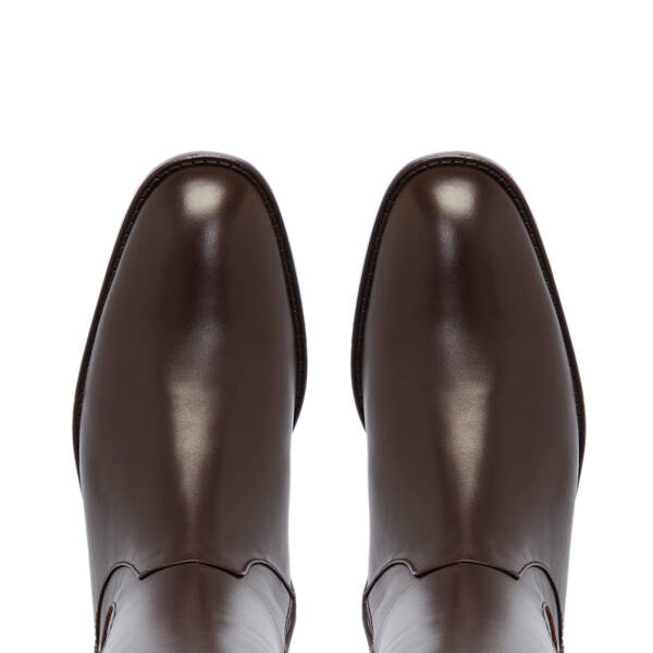 Kahverengi Deri Kadın Çizme - K25K1CM68276-A24 - 5