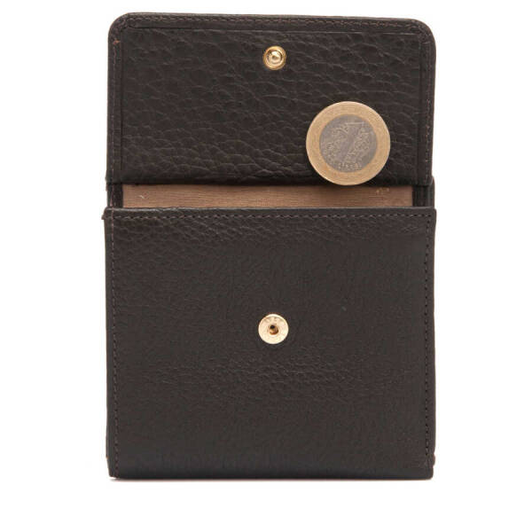 Kahverengi Hakiki Deri Kadın Cüzdan - S1CB00005627-A42 - 3