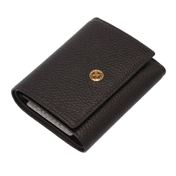 Kahverengi Hakiki Deri Kadın Cüzdan - S1CB00005633-A42 - 1