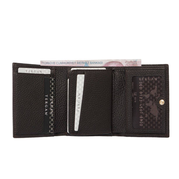 Kahverengi Hakiki Deri Kadın Cüzdan - S1CB00005633-A42 - 2