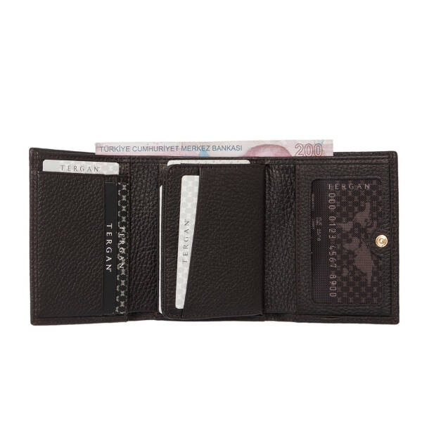 Kahverengi Hakiki Deri Kadın Cüzdan - S1CB00005633-A42 - 2