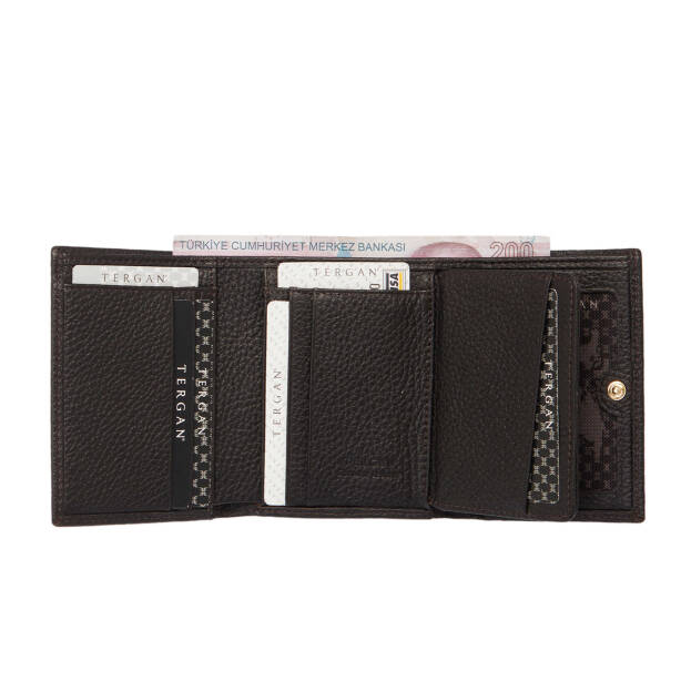 Kahverengi Hakiki Deri Kadın Cüzdan - S1CB00005633-A42 - 3