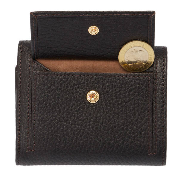 Kahverengi Hakiki Deri Kadın Cüzdan - S1CB00005633-A42 - 4