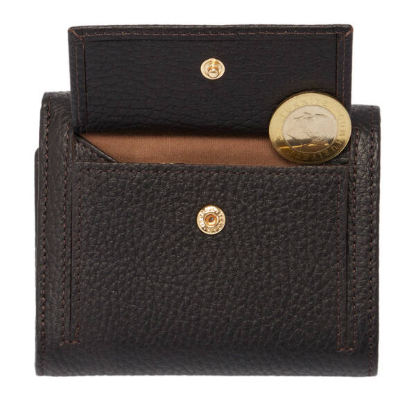 Kahverengi Hakiki Deri Kadın Cüzdan - S1CB00005633-A42 - 4