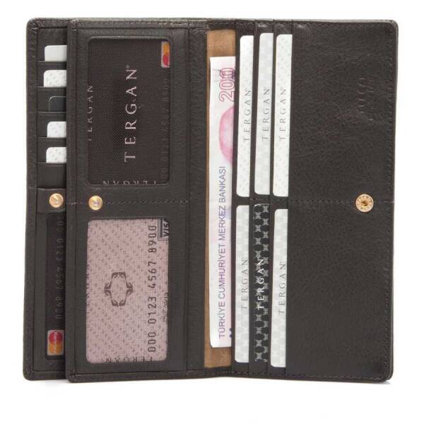 Kahverengi Hakiki Deri Kadın Cüzdan - S1CB00005685-A42 - 3