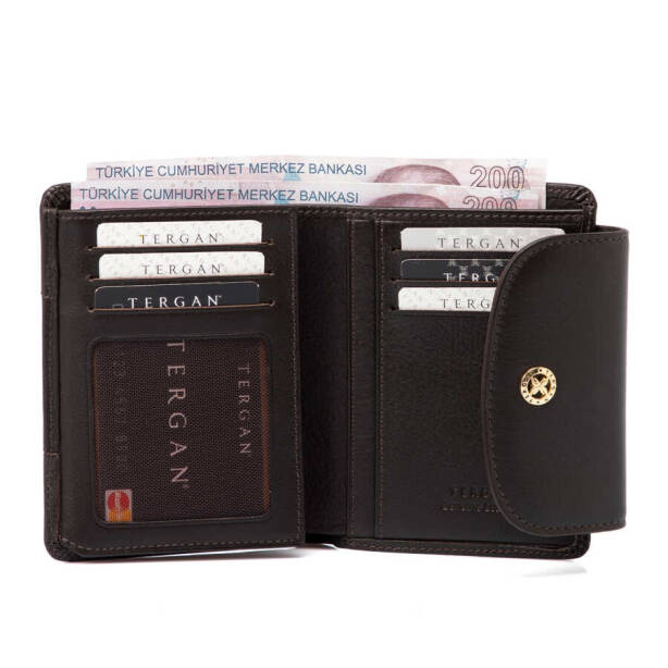 Kahverengi Deri Kadın Cüzdan - S1CB00005714-A87 - 3