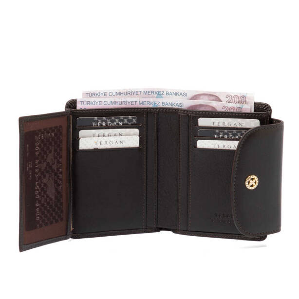 Kahverengi Deri Kadın Cüzdan - S1CB00005714-A87 - 4