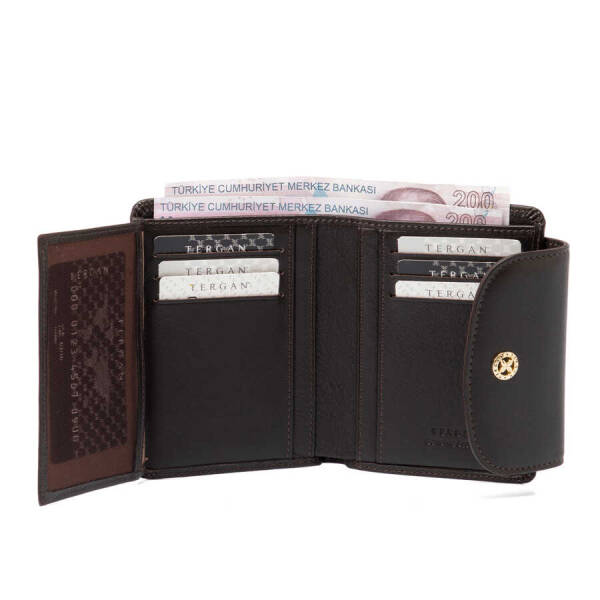 Kahverengi Deri Kadın Cüzdan - S1CB00005714-A87 - 4