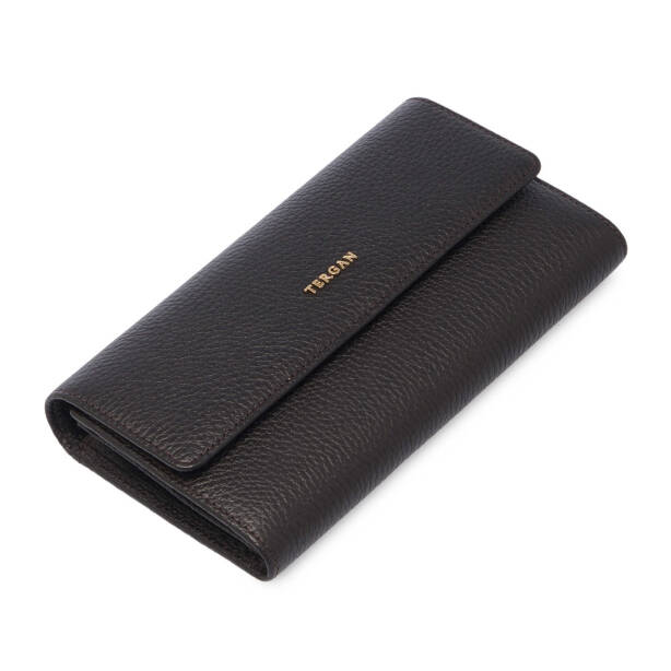 Kahverengi Deri Kadın Cüzdan - S1CB00005719-A42 