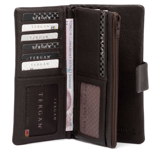 Kahverengi Deri Kadın Cüzdan - S1CB00005727-A7P - 2