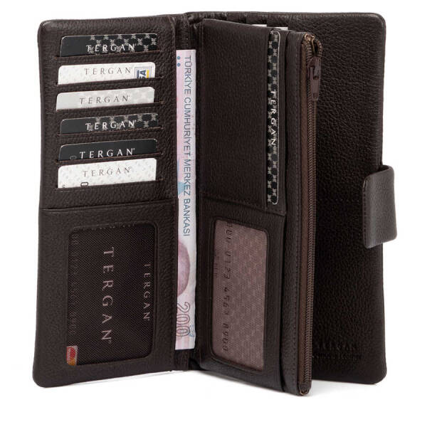 Kahverengi Deri Kadın Cüzdan - S1CB00005727-A7P - 2