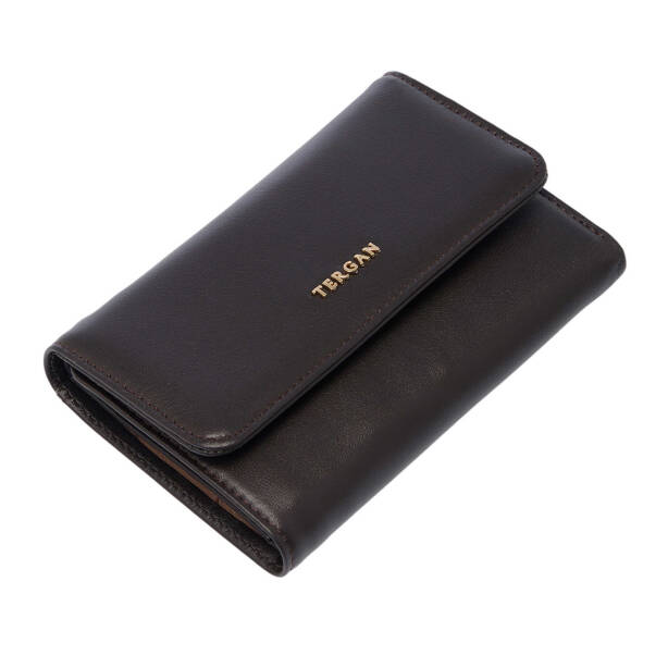 Kahverengi Deri Kadın Cüzdan - S1CB00005730-D06 