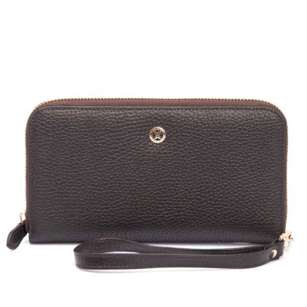 Kahverengi Hakiki Deri Kadın Cüzdan - S1CB00005734-A42 - 2