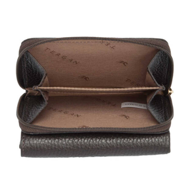 Kahverengi Deri Kadın Cüzdan - S1CB00005798-A42 - 4