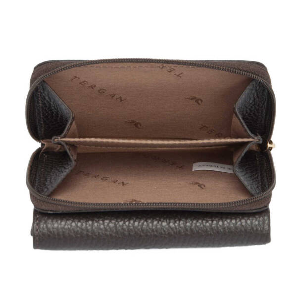 Kahverengi Deri Kadın Cüzdan - S1CB00005798-A42 - 4