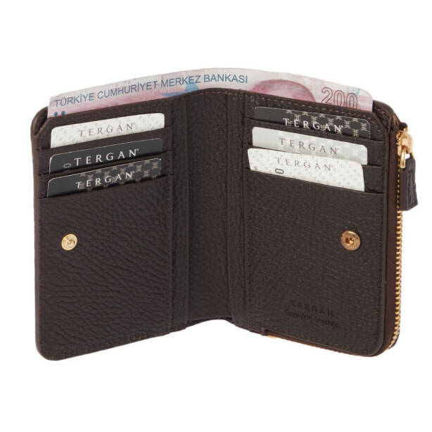Kahverengi Deri Kadın Cüzdan - S1CB00005812-A42 - 2