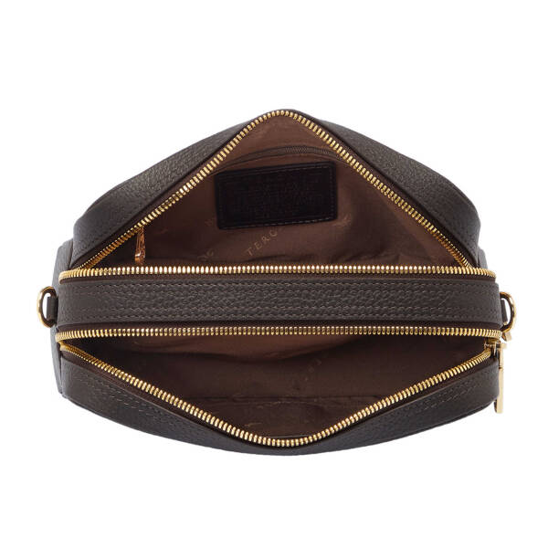 Kahverengi Deri Kadın El Çantası - S25Y1BC80356-A42 - 4