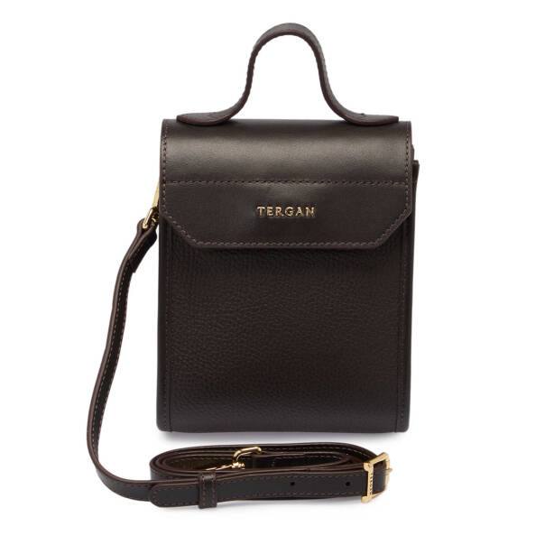 Kahverengi Deri Kadın El Çantası - S25Y1BC80432-W14 - 1