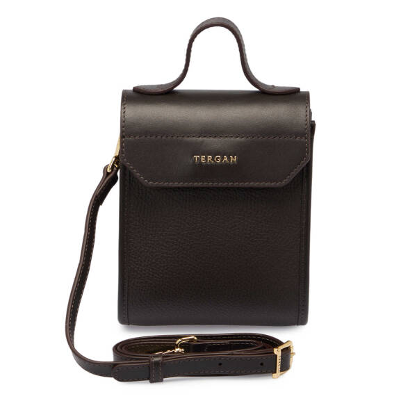 Kahverengi Deri Kadın El Çantası - S25Y1BC80432-W14 - 1