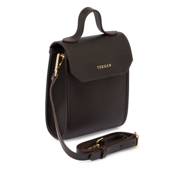 Kahverengi Deri Kadın El Çantası - S25Y1BC80432-W14 - 2