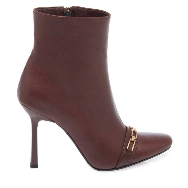 Kahverengi Deri Kadın Klasik Bot - K23K1BT66934-A24 - Tergan