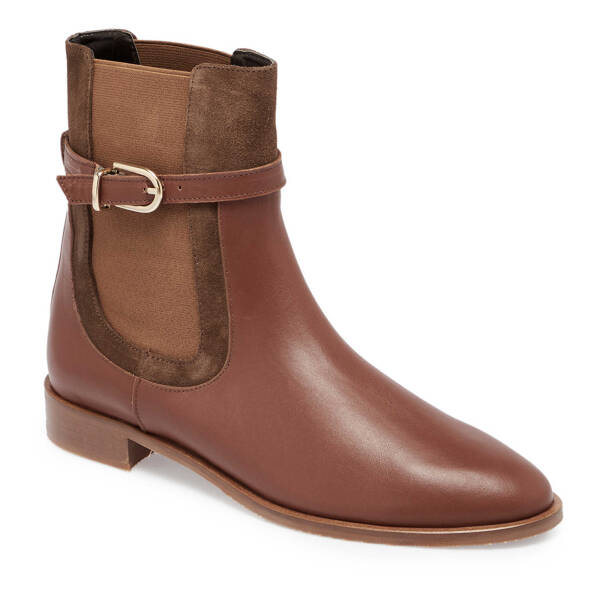 Kahverengi Hakiki Deri Kadın Klasik Bot - K23K1BT66939-O8A - 2