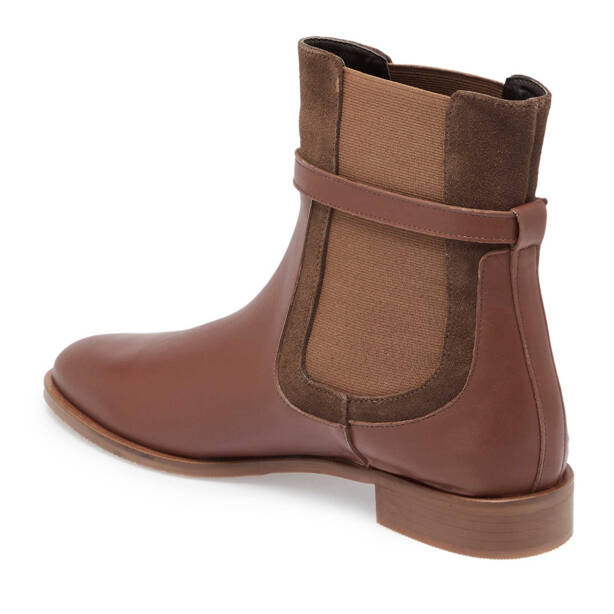 Kahverengi Hakiki Deri Kadın Klasik Bot - K23K1BT66939-O8A - 3
