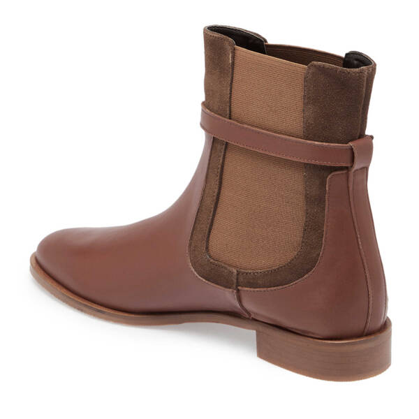 Kahverengi Hakiki Deri Kadın Klasik Bot - K23K1BT66939-O8A - 3