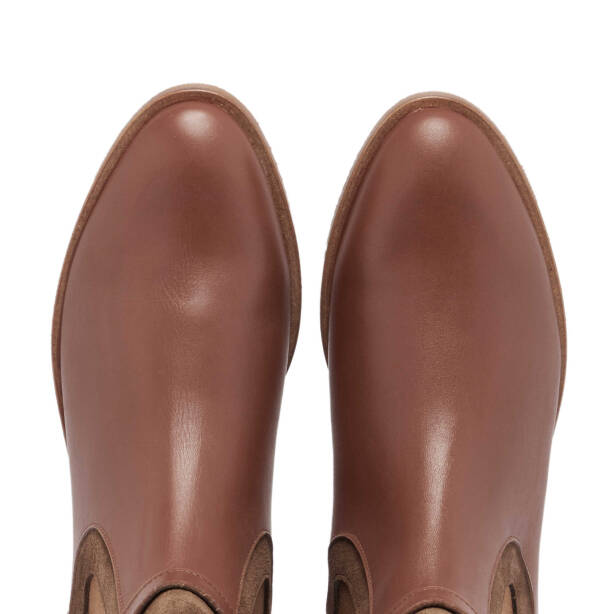 Kahverengi Hakiki Deri Kadın Klasik Bot - K23K1BT66939-O8A - 5
