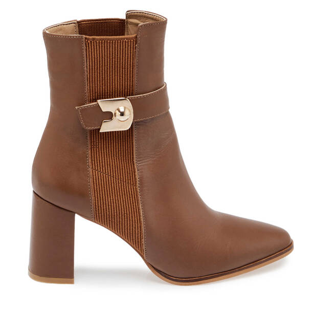 Kahverengi Deri Kadın Klasik Bot - K23K1BT66940-O8A - 3