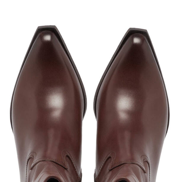 Kahverengi Hakiki Deri Kadın Klasik Bot - K23K1BT67053-D38 - 5