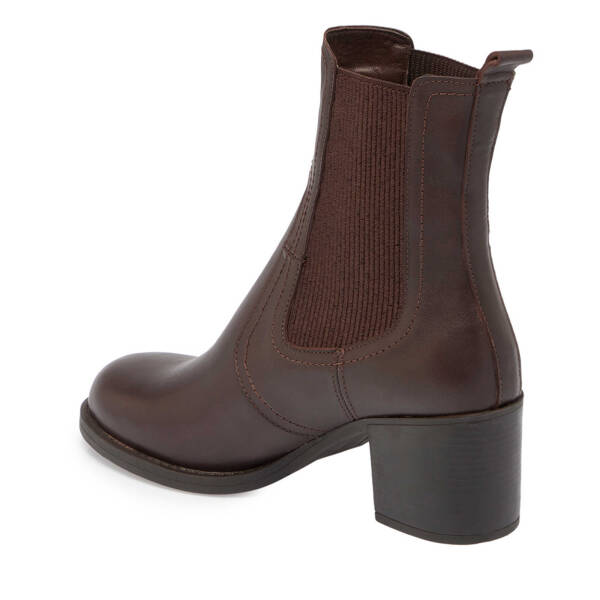 Kahverengi Deri Kadın Klasik Bot - K24K1BT67527-A24 - 2