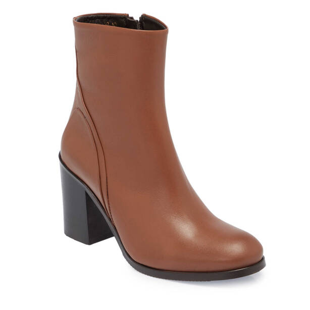 Kahverengi Deri Kadın Klasik Bot - K24K1BT67649-G36 