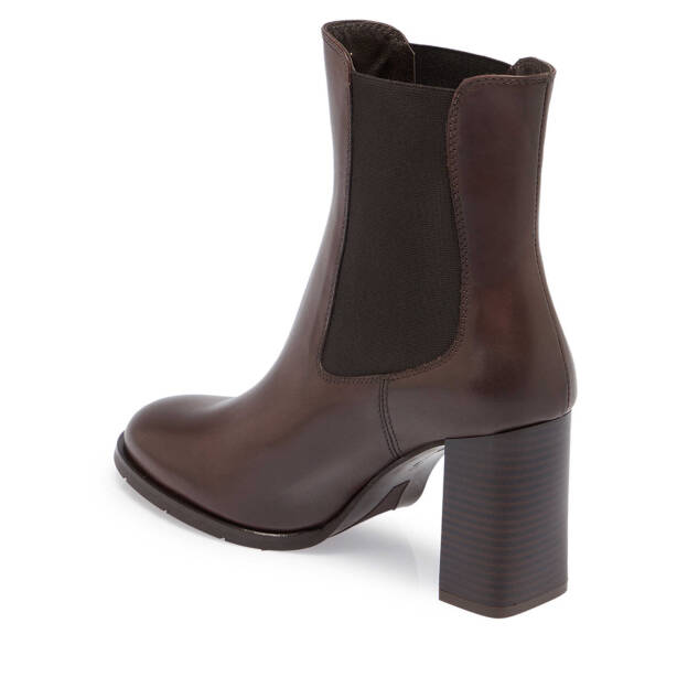 Kahverengi Deri Kadın Klasik Bot - K24K1BT67651-A24 - 2