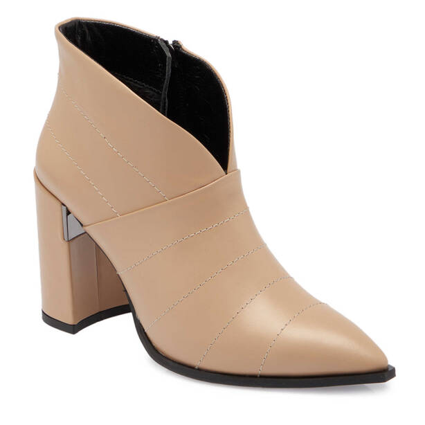 Kahverengi Hakiki Deri Kadın Klasik Bot - K24K1BT67711-C5X - 1