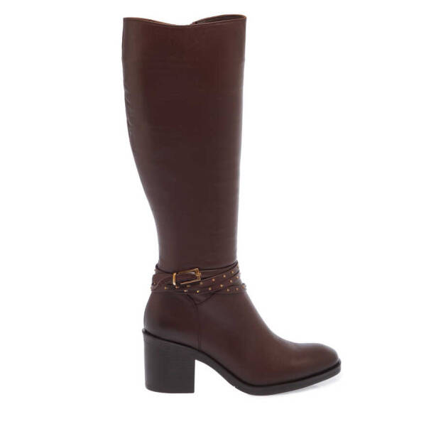 Kahverengi Hakiki Deri Kadın Klasik Çizme - K23K1CM66925-A24 