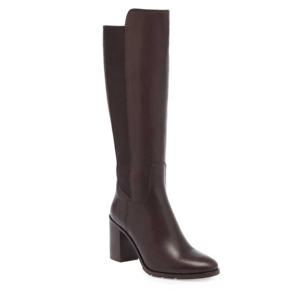 Kahverengi Hakiki Deri Kadın Klasik Çizme - K23K1CM67044-D38 - 2