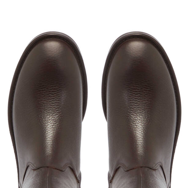 Kahverengi Deri Kadın Klasik Çizme - K24K1CM67682-A42 - 5